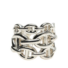 エルメス シェーヌダンクル アンシェネGM リング 指輪 #52 SV925 シルバー レディース HERMES 【中古】