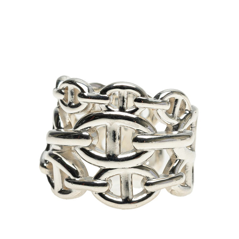 エルメス シェーヌダンクル アンシェネGM リング 指輪 #52 SV925 シルバー レディース HERMES 【中古】