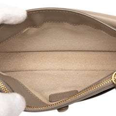 クロエ テス ショルダーバッグ グレージュ レザー レディース Chloe 【中古】