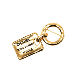 シャネル CAMBON 31 ル カンボン ブローチ ゴールド メッキ レディース CHANEL 【中古】