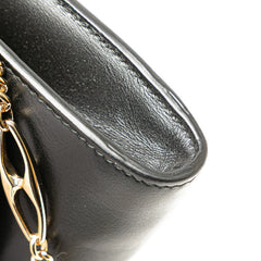 グッチ ズゥミ チェーン ハンドバッグ ショルダーバッグ 2WAY 564718 ブラック レザー レディース GUCCI 【中古】