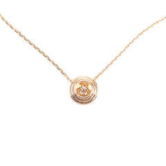 カルティエ ダムール パヴェダイヤ ネックレス CRN7412200 K18PG ピンクゴールド レディース CARTIER 【中古】