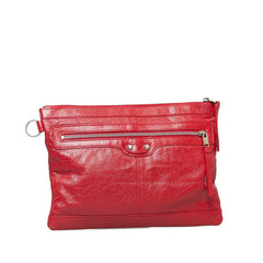 バレンシアガ クラッチバッグ セカンドバッグ 273022 レッド レザー レディース BALENCIAGA 【中古】