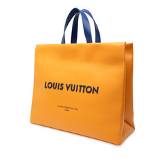 ルイ ヴィトン ショッパー トートMM トートバッグ ショルダーバッグ 2WAY M24457 サフラン オレンジ レザー レディース LOUIS VUITTON 【中古】