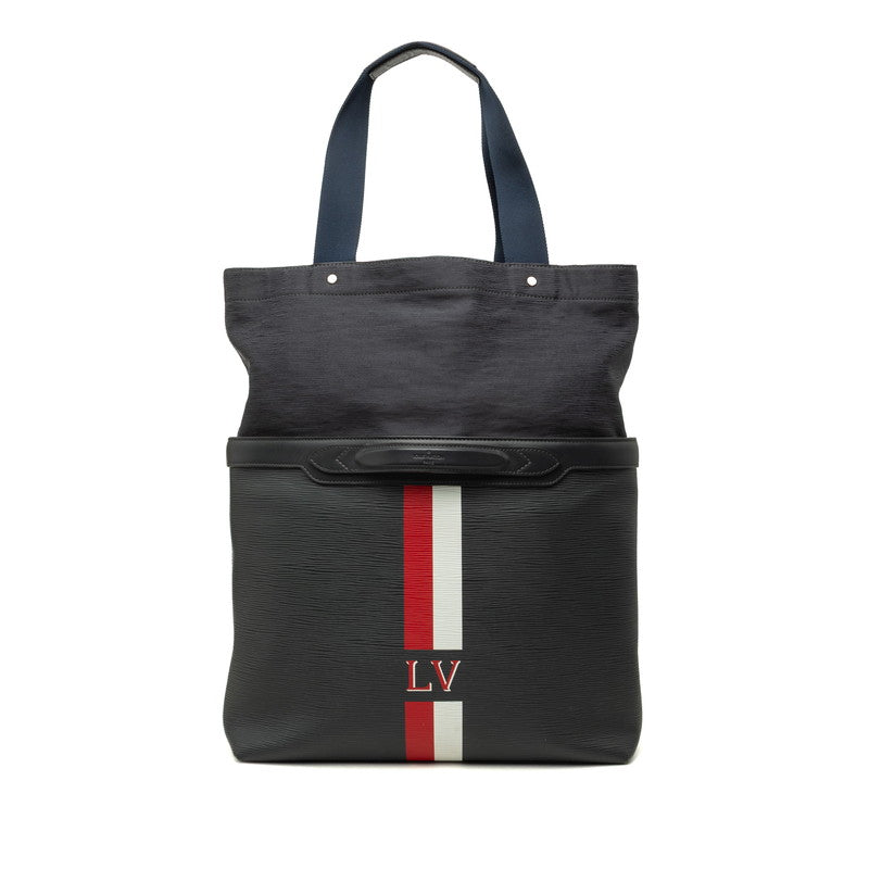 ルイ ヴィトン エピ ウルトラライト ハンドバッグ 2WAY トートバッグ ブラック レザー レディース LOUIS VUITTON 中古