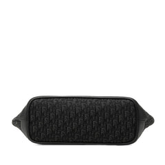 ディオール ストリートシック トロッター ハンドバッグ ブラック レザー キャンバス レディース Dior 【中古】