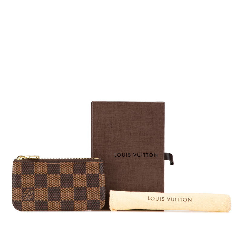 ルイ ヴィトン ダミエ ポシェット クレ コインケース 小銭入れ N62658 ブラウン PVC レザー レディース LOUIS VUITTON 【中古】