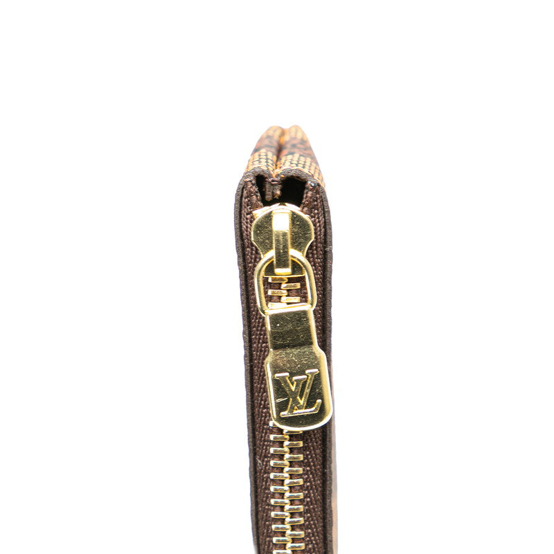 ルイ ヴィトン ダミエ ポシェット クレ コインケース 小銭入れ N62658 ブラウン PVC レザー レディース LOUIS VUITTON 【中古】