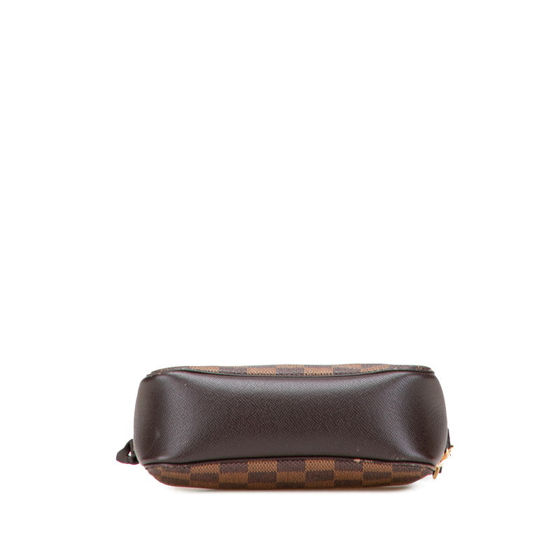 ルイ ヴィトン ダミエ トゥルース メイクアップ ポーチ ミニハンドバッグ N51982 ブラウン PVC レザー レディース LOUIS VUITTON 【中古】