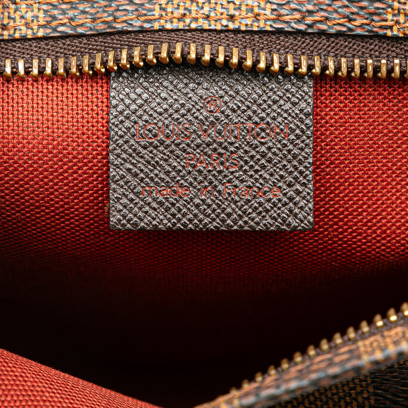 ルイ ヴィトン ダミエ トゥルース メイクアップ ポーチ ミニハンドバッグ N51982 ブラウン PVC レザー レディース LOUIS VUITTON 【中古】