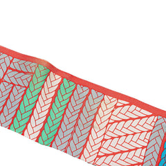 エルメス ツイリー Tresses H トレッセH スカーフ オレンジ マルチカラー シルク レディース HERMES 【中古】