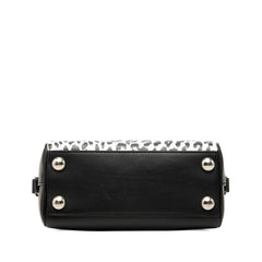 サンローラン ベイビーダッフル ハンドバッグ 2WAY ショルダーバッグ 340238 ブラック レザー レディース SAINT LAURENT 中古
