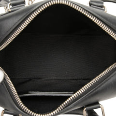 サンローラン ベイビーダッフル ハンドバッグ 2WAY ショルダーバッグ 340238 ブラック レザー レディース SAINT LAURENT 中古