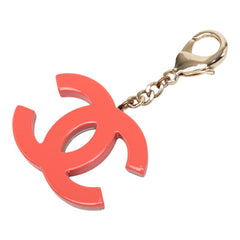 シャネル ココマーク ロゴ バッグチャーム キーホルダー ピンク ブルー プラスチック レディース CHANEL 【中古】