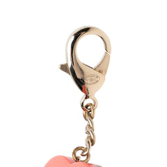 シャネル ココマーク ロゴ バッグチャーム キーホルダー ピンク ブルー プラスチック レディース CHANEL 【中古】