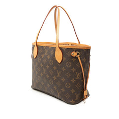 ルイ ヴィトン モノグラム ネヴァーフルPM ハンドバッグ トートバッグ M40155 ブラウン PVC レザー レディース LOUIS VUITTON 【中古】