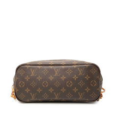 ルイ ヴィトン モノグラム ネヴァーフルPM ハンドバッグ トートバッグ M40155 ブラウン PVC レザー レディース LOUIS VUITTON 【中古】