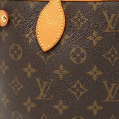 ルイ ヴィトン モノグラム ネヴァーフルPM ハンドバッグ トートバッグ M40155 ブラウン PVC レザー レディース LOUIS VUITTON 【中古】