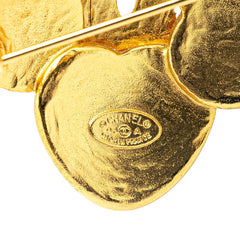 シャネル ヴィンテージ ココマーク クローバー モチーフ ブローチ ゴールド メッキ レディース CHANEL 【中古】