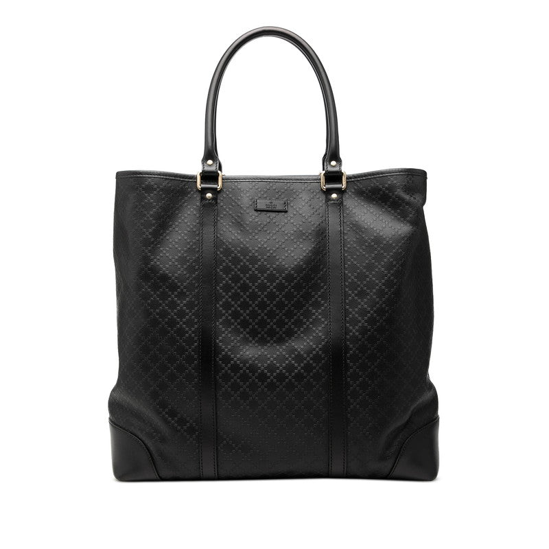 グッチ ディアマンテ トートバッグ ショルダーバッグ 223663 ブラック PVC レザー レディース GUCCI 【中古】