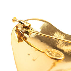 シャネル ヴィンテージ ココマーク ハート モチーフ ブローチ ゴールド メッキ レディース CHANEL 【中古】