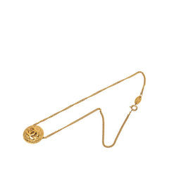 シャネル ヴィンテージ ココマーク ネックレス ゴールド メッキ レディース CHANEL 中古