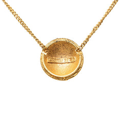 シャネル ヴィンテージ ココマーク ネックレス ゴールド メッキ レディース CHANEL 中古