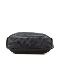 グッチ グッチシマ 斜め掛け ショルダーバッグ 201448 ブラック レザー レディース GUCCI 【中古】