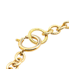 シャネル マトラッセ モチーフ ネックレス ゴールド メッキ レディース CHANEL 【中古】