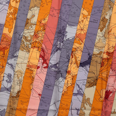 エルメス カレ90 LE MONDE EST VASTE 世界地図 スカーフ マルチカラー シルク レディース HERMES 中古
