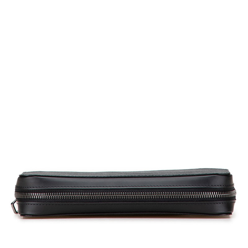 ルイ ヴィトン モノグラム エクリプス ジッピー XL ラウンドファスナー 長財布 M61698 ブラック PVC レザー メンズ LOUIS VUITTON 【中古】
