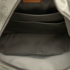 ルイ ヴィトン モノグラム チタニウム バックパック GM リュック バックパック M43882 グレー ブラウン キャンバス レザー レディース LOUIS VUITTON 【中古】