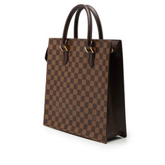ルイ ヴィトン ダミエ ヴェニスPM トートバッグ ハンドバッグ N51145 ブラウン PVC レザー レディース LOUIS VUITTON 【中古】