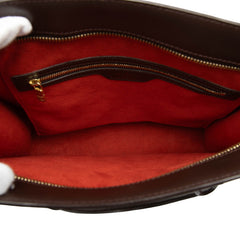 ルイ ヴィトン ダミエ ヴェニスPM トートバッグ ハンドバッグ N51145 ブラウン PVC レザー レディース LOUIS VUITTON 【中古】