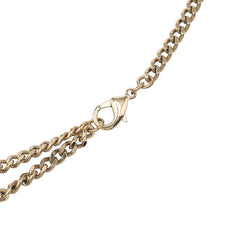 シャネル ココマーク ネックレス ゴールド ブルー マルチカラー メッキ ラインストーン レディース CHANEL 【中古】