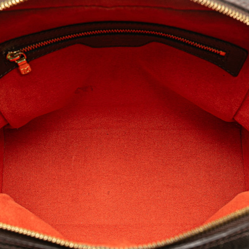 ルイ ヴィトン ダミエ ブレラ ハンドバッグ N51150 ブラウン PVC レザー レディース LOUIS VUITTON 【中古】