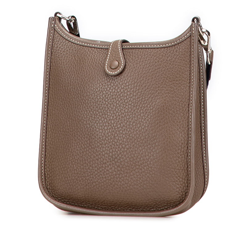 エルメス エブリンTPM アマゾン ショルダーバッグ エトゥープ グレージュ シルバー金具 トリヨンクレマンス レディース HERMES 【中古】