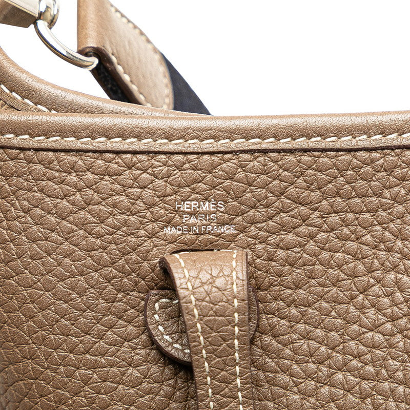 エルメス エブリンTPM アマゾン ショルダーバッグ エトゥープ グレージュ シルバー金具 トリヨンクレマンス レディース HERMES 【中古】
