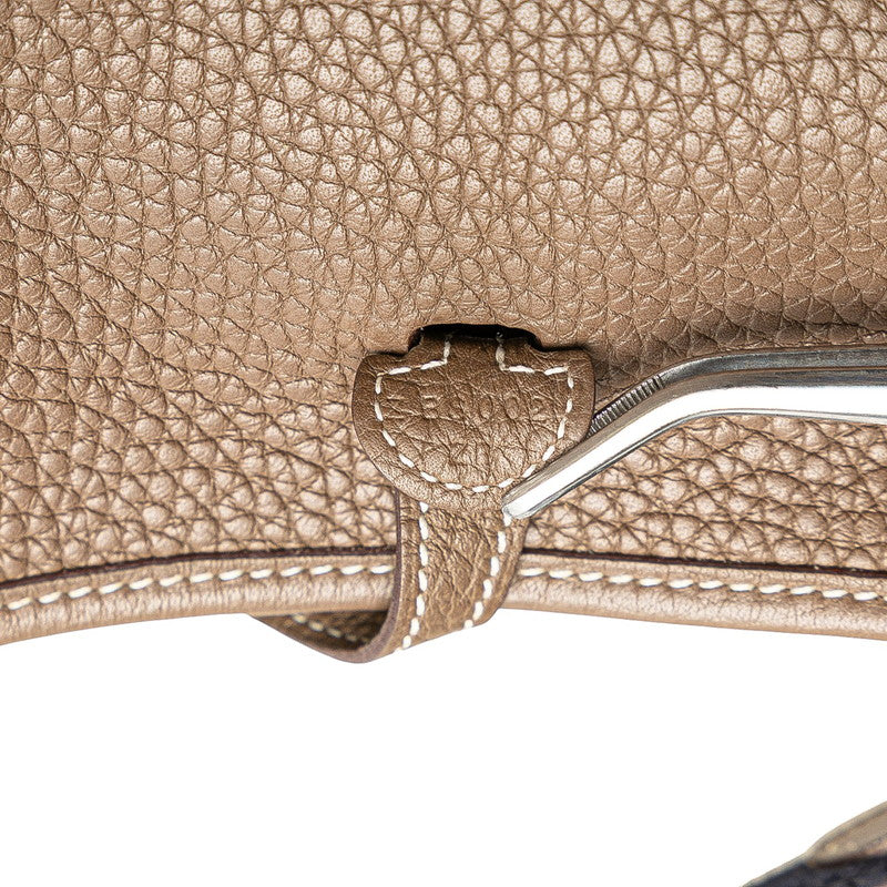エルメス エブリンTPM アマゾン ショルダーバッグ エトゥープ グレージュ シルバー金具 トリヨンクレマンス レディース HERMES 【中古】