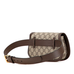 グッチ GGスプリーム ブロンディ ボディバッグ 703807 ベージュ ブラウン PVC レザー レディース GUCCI 【中古】