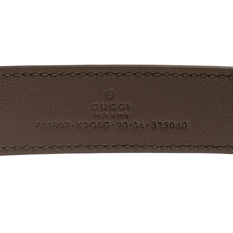 グッチ GGスプリーム ブロンディ ボディバッグ 703807 ベージュ ブラウン PVC レザー レディース GUCCI 【中古】