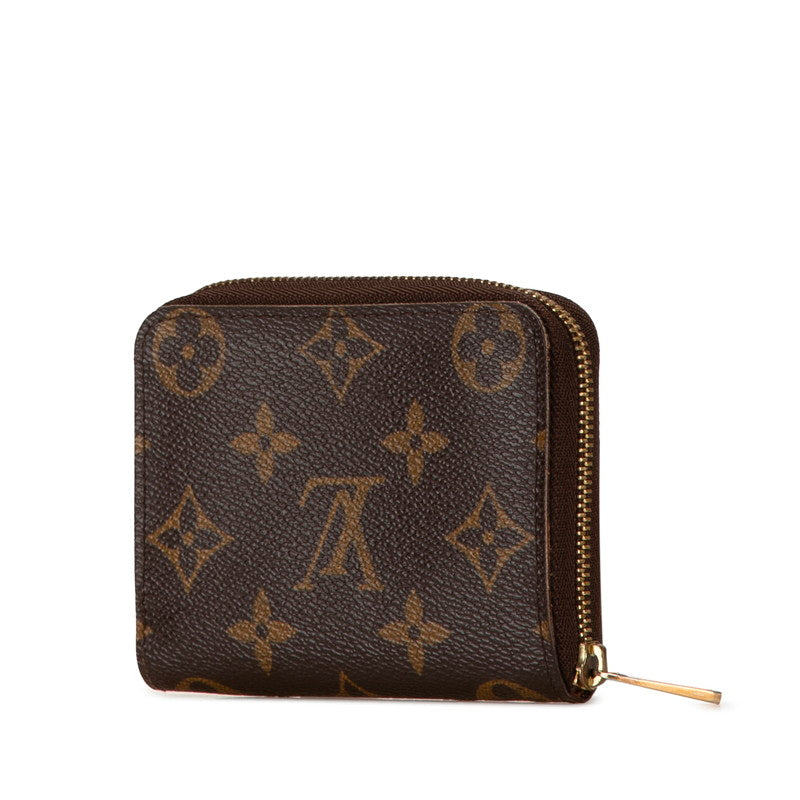 ルイ ヴィトン モノグラム ジッピー コインパース コインケース 小銭入れ M60067 ブラウン PVC レザー レディース LOUIS VUITTON 【中古】