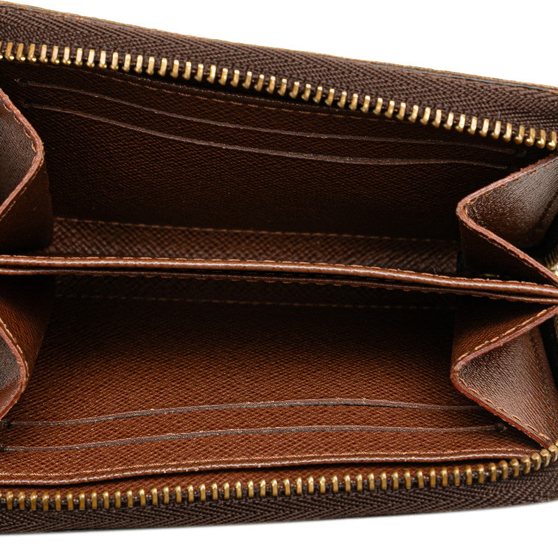 ルイ ヴィトン モノグラム ジッピー コインパース コインケース 小銭入れ M60067 ブラウン PVC レザー レディース LOUIS VUITTON 【中古】