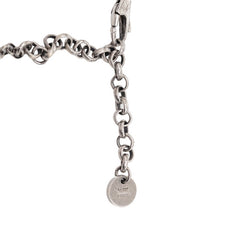 グッチ ゴースト ハート チェーン ペンダント ネックレス SV925 シルバー レディース GUCCI 【中古】