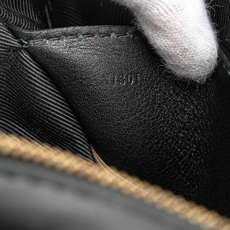 バーバリー ノバチェック ウエストバッグ ボディバッグ ベージュ ブラック キャンバス レザー レディース BURBERRY 【中古】