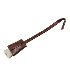 エルメス チャーム バッグチャーム ブラウン シルバー レザー メタル レディース HERMES 中古
