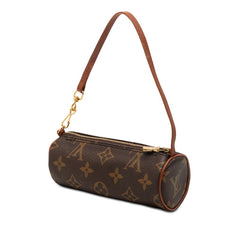 ルイ ヴィトン モノグラム パピヨン付属ポーチ ハンドバッグ ブラウン PVC レディース LOUIS VUITTON 【中古】