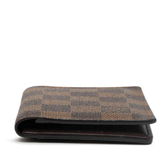 ルイ ヴィトン ダミエ オーガナイザー ドゥ ポッシュ カードケース N61721 ブラウン PVC レザー レディース LOUIS VUITTON 【中古】