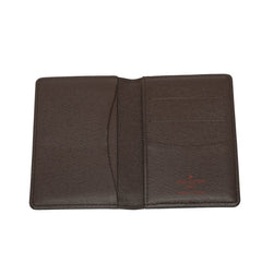 ルイ ヴィトン ダミエ オーガナイザー ドゥ ポッシュ カードケース N61721 ブラウン PVC レザー レディース LOUIS VUITTON 【中古】