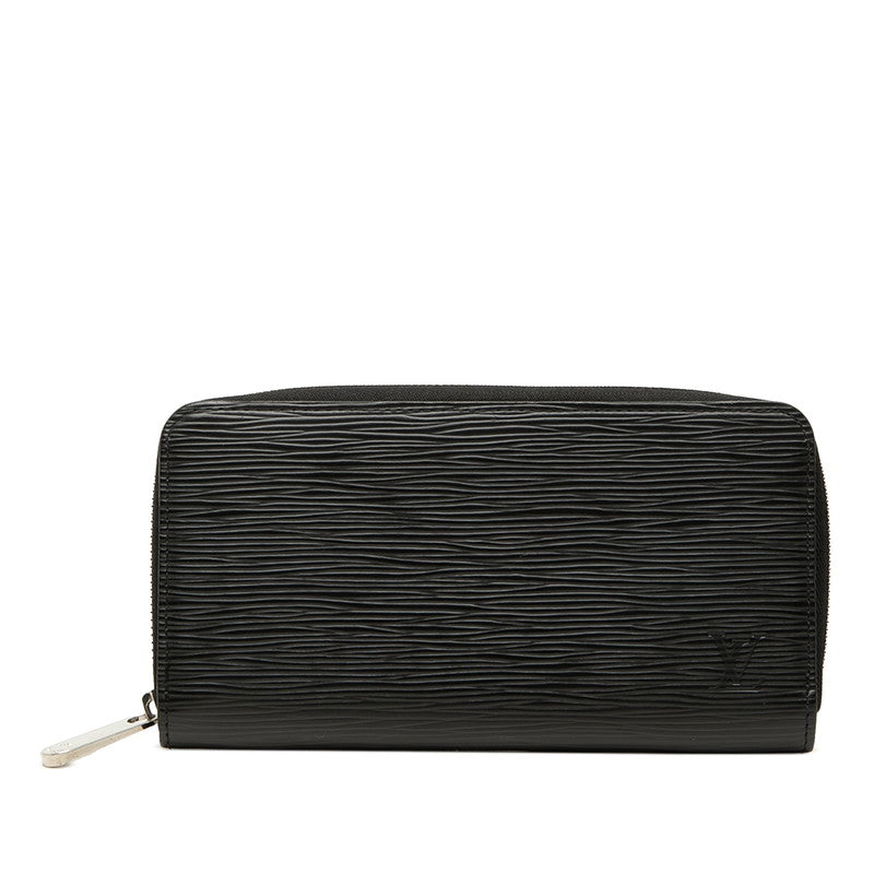 ルイ ヴィトン エピ ジッピーウォレット ラウンドファスナー 長財布 M61857 ノワール ブラック レザー レディース LOUIS VUITTON 【中古】